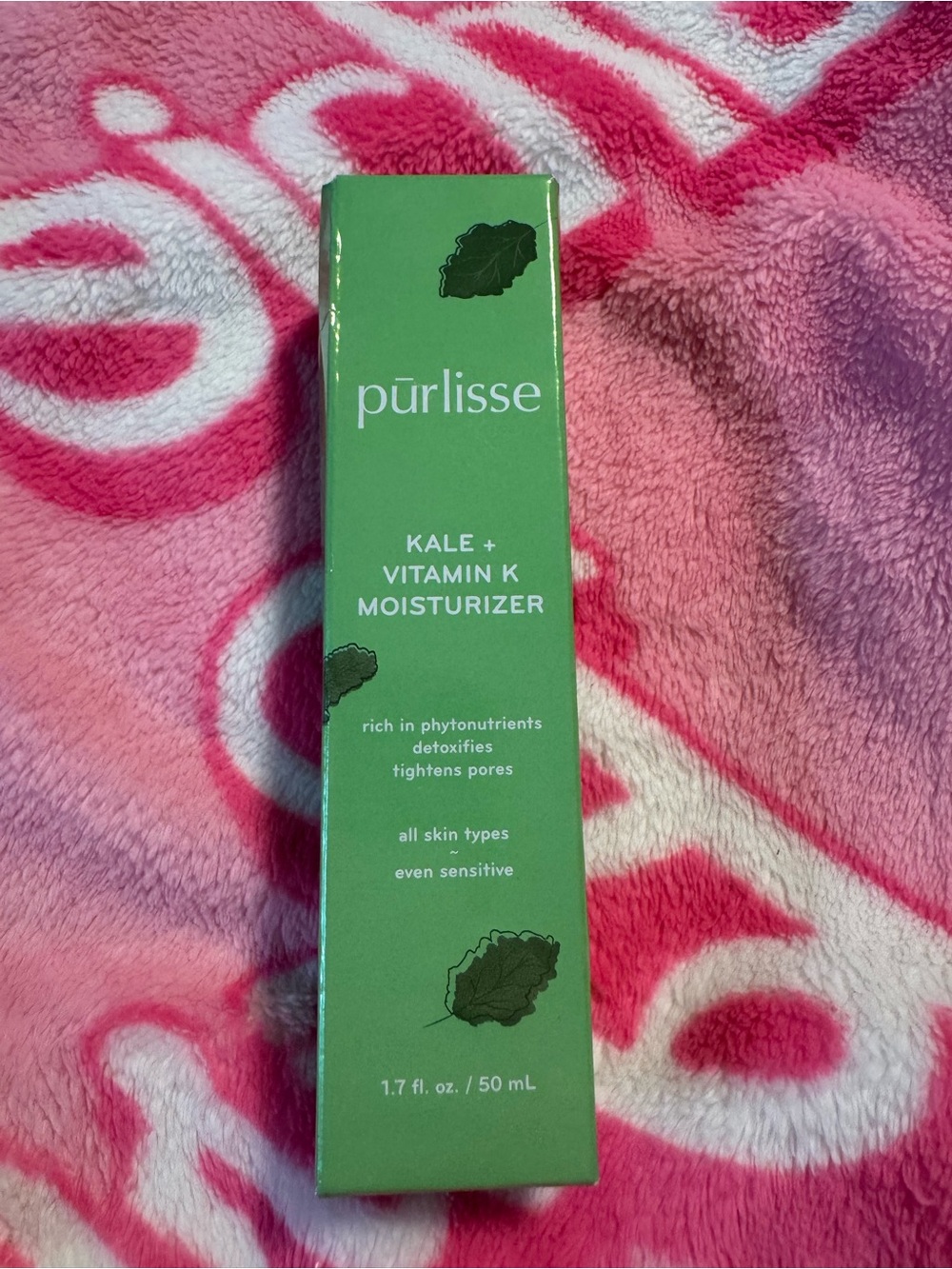 purlisse Kale + Vitamin K Moisturizer 1.7oz New